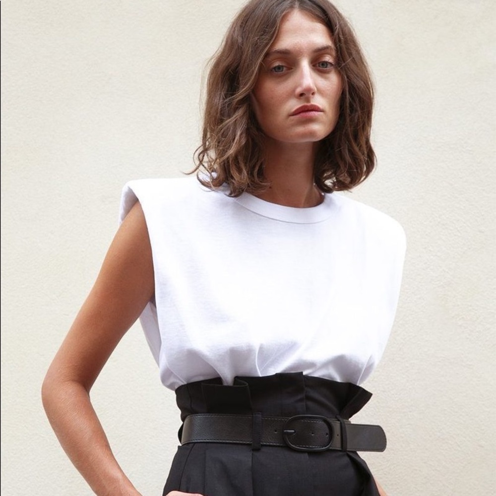 Frankie Shop Padded muscle tee